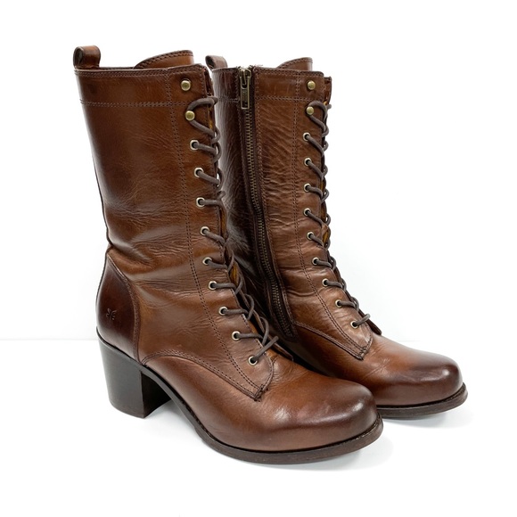 frye kendall lace up boot